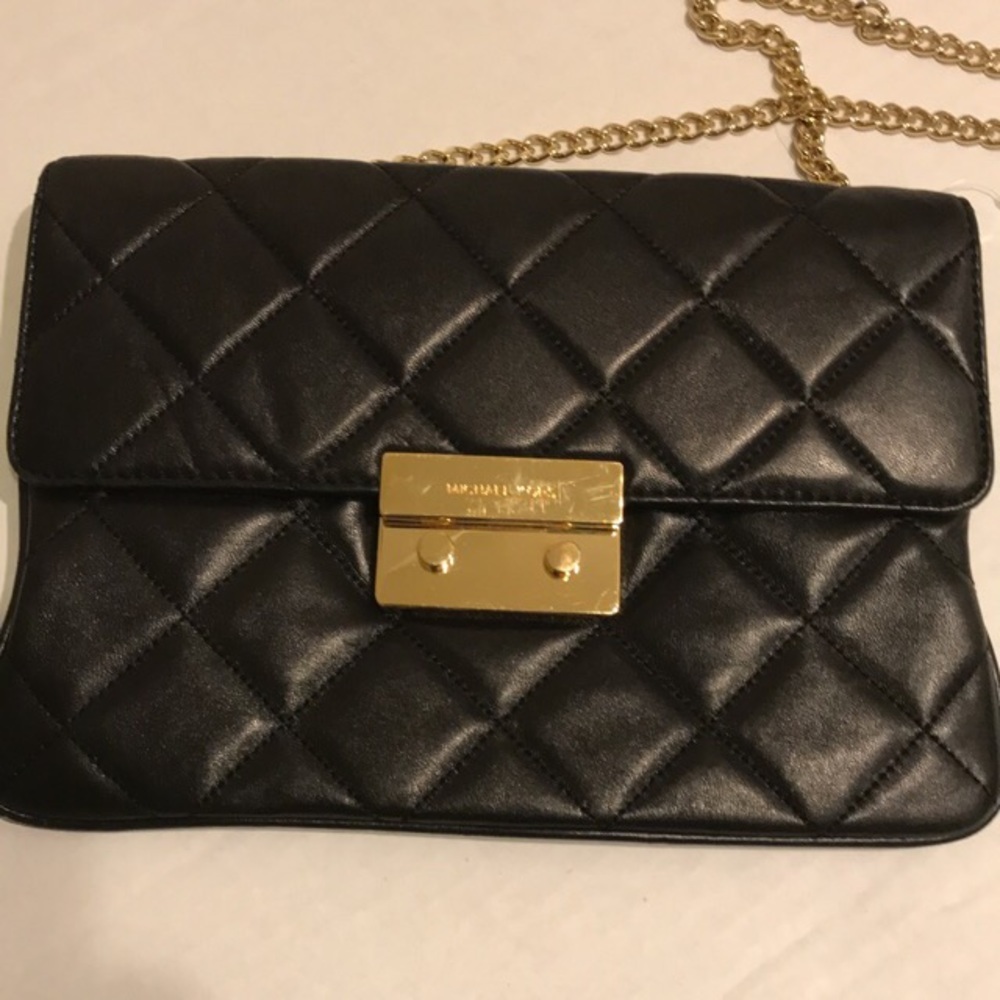 Michael Kors Quilted Leathers Crossbody
